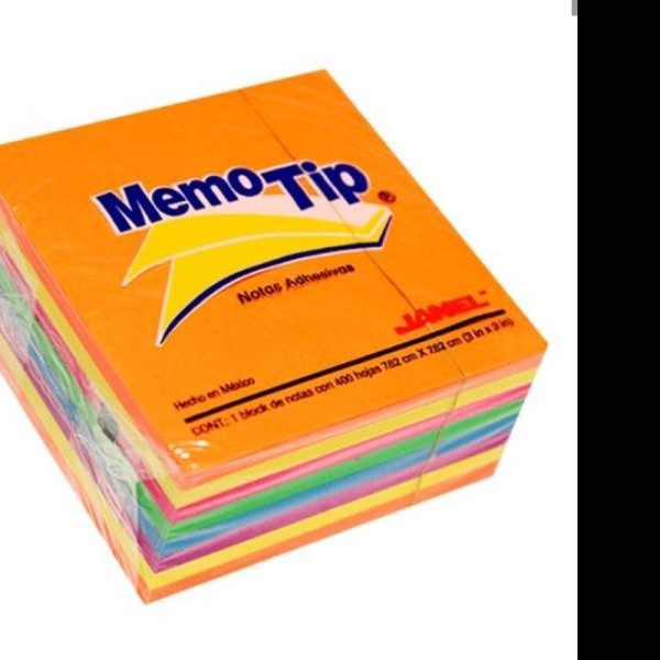 NOTAS ADH. 3X3 MEMOTIP CUBO 400H. FLUOR C.36